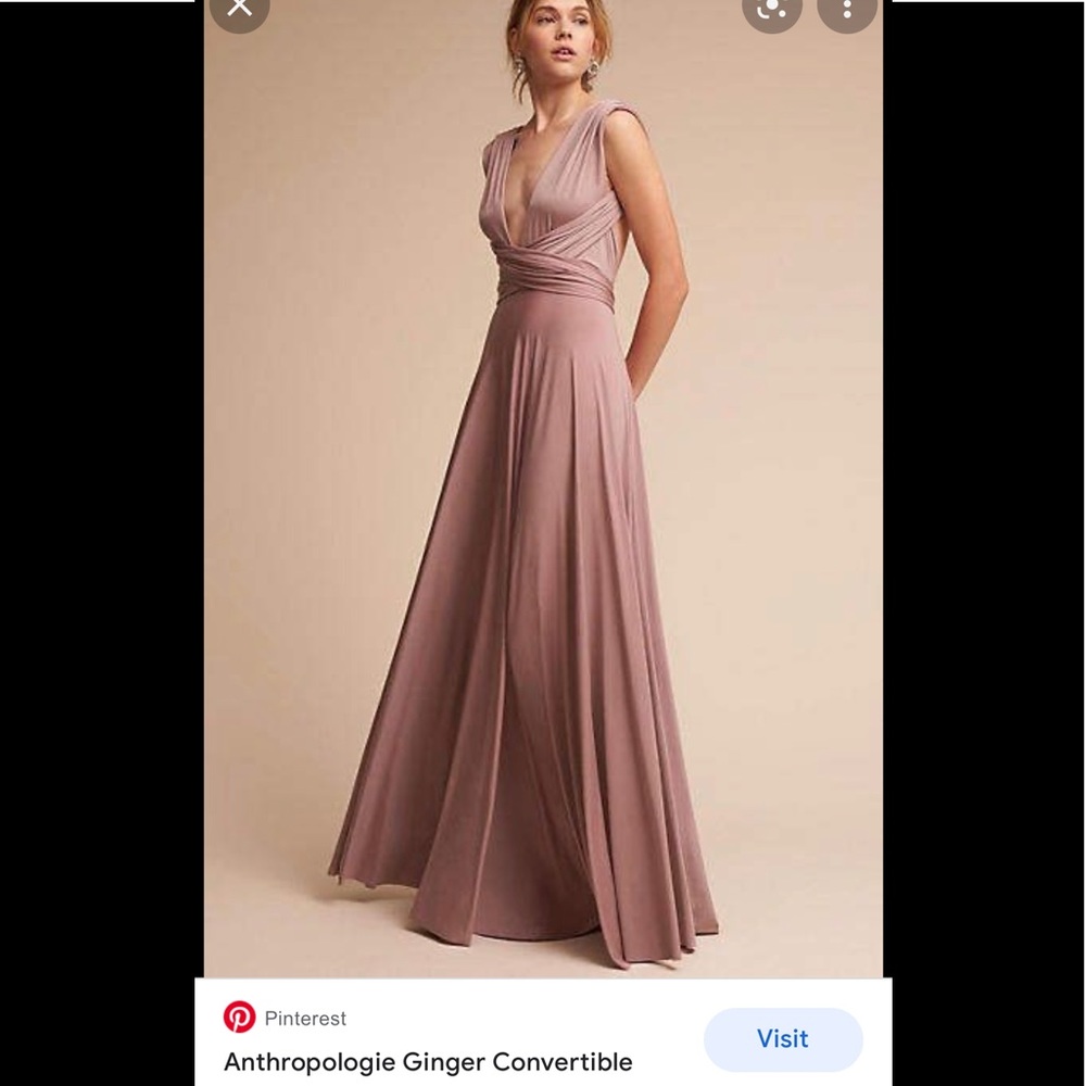 Anthropologie Ginger Convertible Maxi Dress